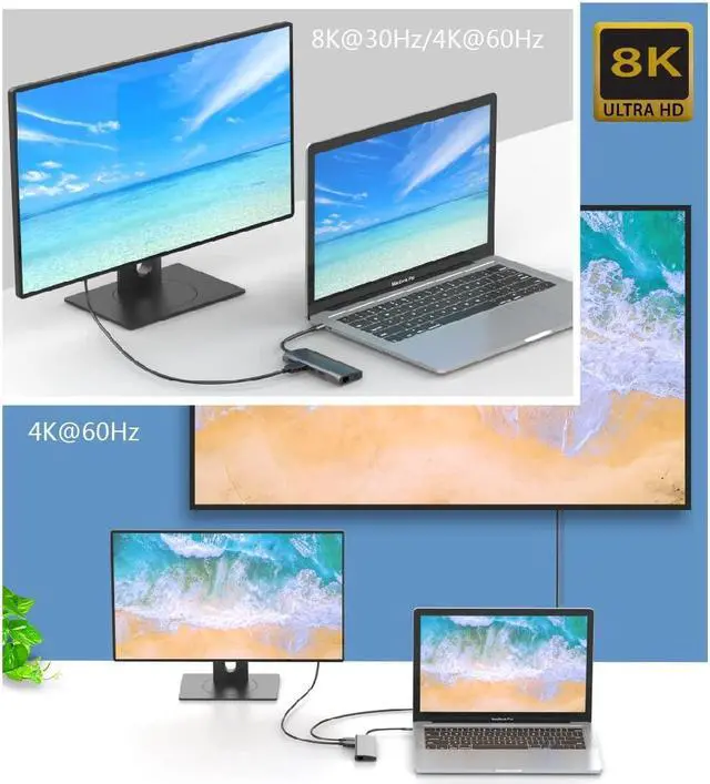 Alt view image 11 of 12 - Adesso 9-in-1 USB-C Multi-Port Docking Station (TAA Compliant)