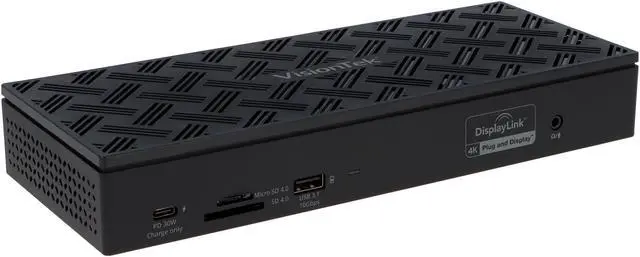 Alt view image 14 of 20 - VisionTek VT8000 Quad Display 4k USB 3.0 & USB-C Docking Station with 100W Power Delivery - for Notebook - 100 W - USB Type C - 4 Displays Supported - 4K - 4096 x 2160 - 4 x USB 3.0 - USB Type-C ...