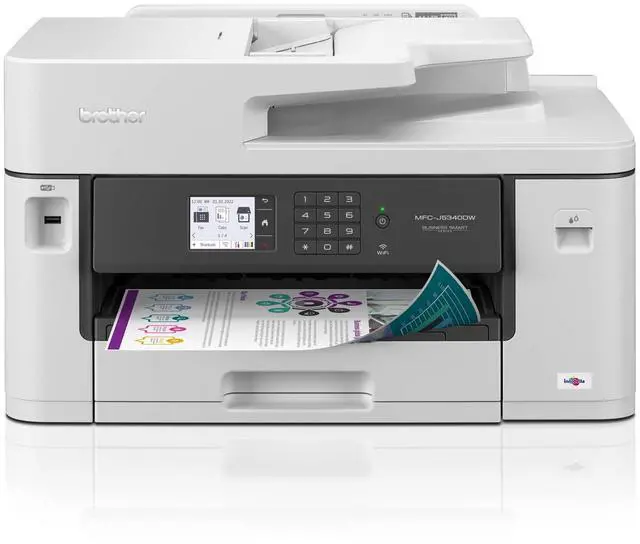 Alt view image 10 of 20 - Brother MFC-J5340DW Wireless All-in-One Printer for Home Office and Small Business High-Speed Color Inkjet Technology