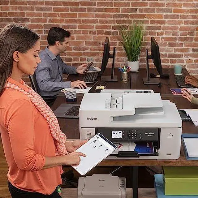 Alt view image 16 of 20 - Brother MFC-J5340DW Wireless All-in-One Printer for Home Office and Small Business High-Speed Color Inkjet Technology