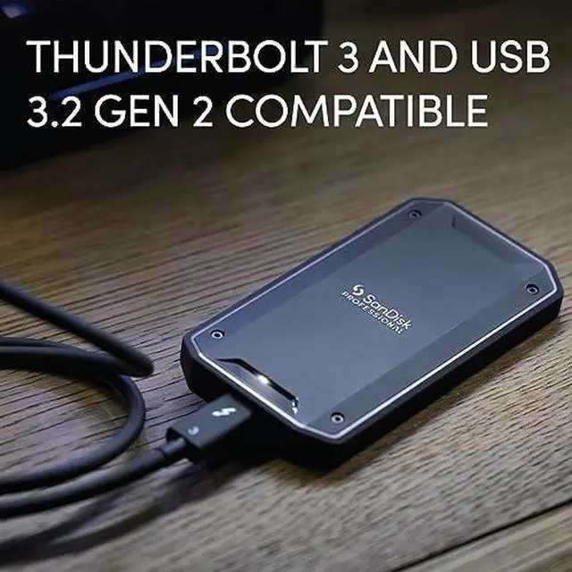 Alt view image 19 of 20 - SanDisk Professional PRO-G40 2TB USB 3.2 Gen 2 Type-C Portable External SSD - SDPS31H-002T-GBCND