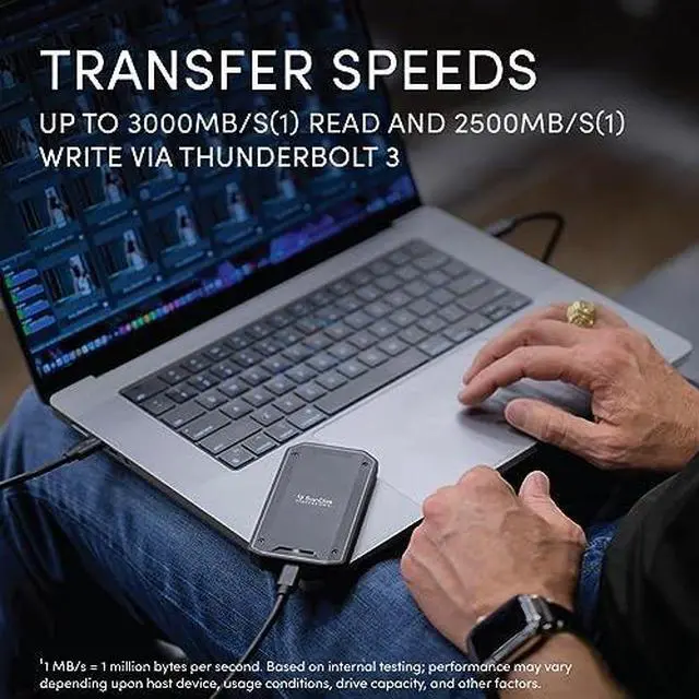 Alt view image 18 of 20 - SanDisk Professional PRO-G40 2TB USB 3.2 Gen 2 Type-C Portable External SSD - SDPS31H-002T-GBCND