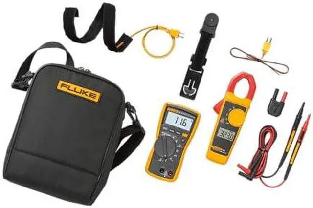 Alt view image 9 of 12 - HVAC MULTIMETER AND CLAMP METER COMBO KIT FLUKE-116/323 KIT HVAC MU