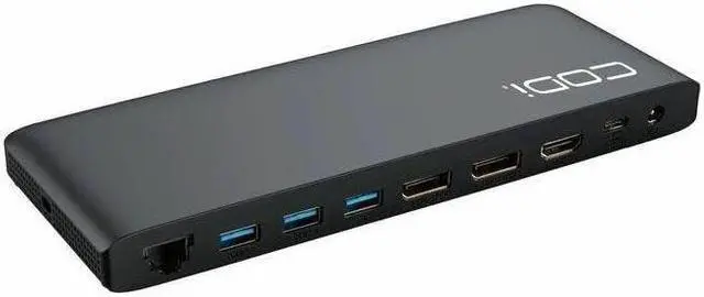 Alt view image 7 of 9 - CODi Centro 1202 Multi-Display 100W MST USB-C Docking Station A01202