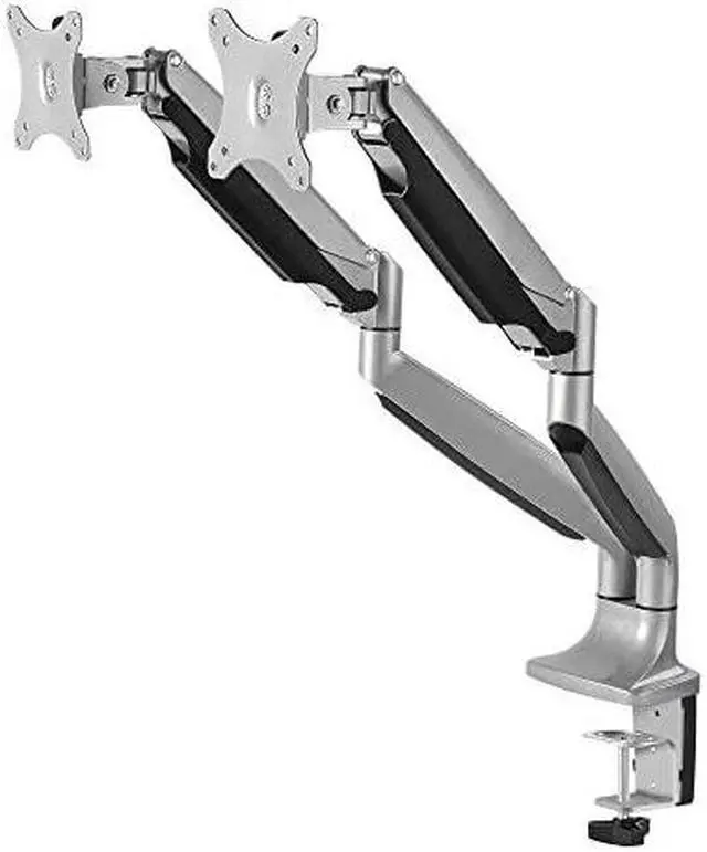 Alt view image 13 of 18 - SIIG CE-MT2E12-S1 High Premium Aluminum Gas Spring Desk Mount - Dual Monitor, VESA (75x75/100x100)