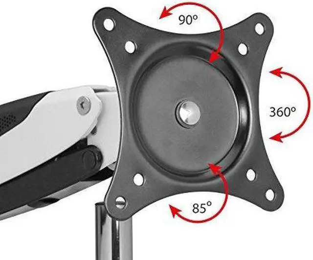 Alt view image 20 of 20 - Siig Easy-Adjust Triple Monitor Desk Stand - 13" To 27"