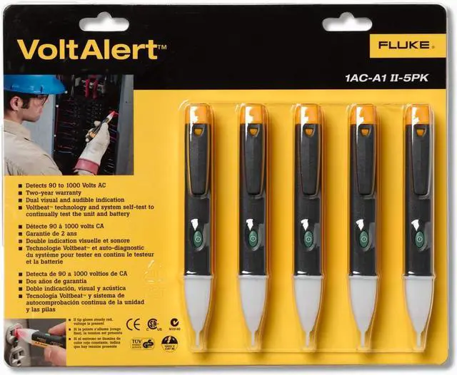 Alt view image 7 of 10 - Fluke 1AC-A1-II 5PK Volt Alert, 5 Pack