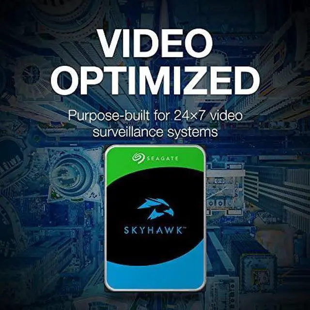 Alt view image 13 of 15 - Seagate Skyhawk AI 8TB Video Internal Hard Drive HDD  3.5 Inch SATA 6Gb/s 256MB Cache for DVR NVR Security Camera System with in-House Rescue Services