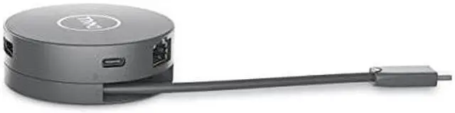 Alt view image 11 of 13 - Dell 6-in-1 USB-C Multiport Adapter - DA305 - for Monitor/Notebook/Projector/Keyboard/Mouse/Headset/Flash Drive - 90 W - USB Type C - 4K - 3840 x 2160 - 3 x USB Ports - 2 x USB Type-A Ports - USB Type