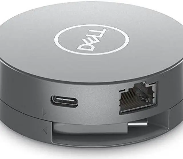 Alt view image 12 of 13 - Dell 6-in-1 USB-C Multiport Adapter - DA305 - for Monitor/Notebook/Projector/Keyboard/Mouse/Headset/Flash Drive - 90 W - USB Type C - 4K - 3840 x 2160 - 3 x USB Ports - 2 x USB Type-A Ports - USB Type