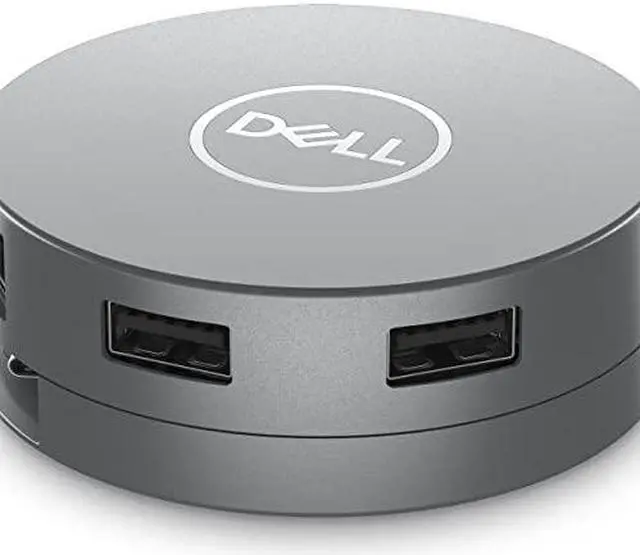 Alt view image 13 of 13 - Dell 6-in-1 USB-C Multiport Adapter - DA305 - for Monitor/Notebook/Projector/Keyboard/Mouse/Headset/Flash Drive - 90 W - USB Type C - 4K - 3840 x 2160 - 3 x USB Ports - 2 x USB Type-A Ports - USB Type