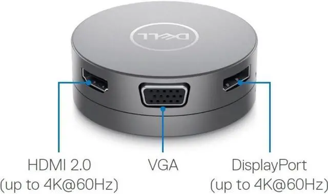 Alt view image 11 of 13 - Dell DA310 USB-C Mobile Adapter DELLDA310