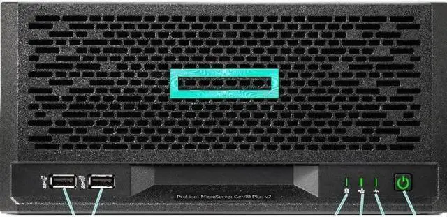 Alt view image 11 of 13 - HPE ProLiant MicroServer Gen10 Plus v2 Ultra Micro Tower Server - 1 x Intel Pentium Gold G6405 4.10 GHz - 16 GB RAM - Serial ATA/600 Controller