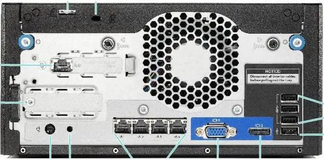 Alt view image 12 of 13 - HPE ProLiant MicroServer Gen10 Plus v2 Ultra Micro Tower Server - 1 x Intel Pentium Gold G6405 4.10 GHz - 16 GB RAM - Serial ATA/600 Controller