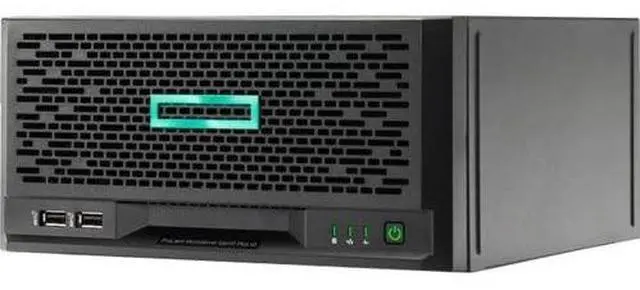 Main image of HPE ProLiant MicroServer Gen10 Plus v2 Ultra Micro Tower Server - 1 x Intel Xeon E-2314 2.80 GHz - 16 GB RAM - Serial ATA Controller P69101-005