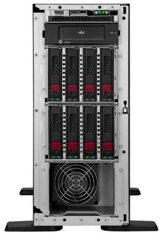 Alt view image 2 of 4 - HPE ProLiant ML110 Gen11 server with one Intel® Xeon® Silver 4410Y Processor, 32 GB (1x32 GB) Dual Rank Memory, one HPE MR408i-o Gen11 x8 Lanes 4GB Cache OCP SPDM Storage Controller - P69303-005