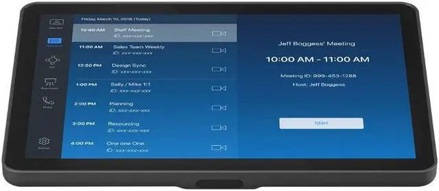 Alt view image 4 of 5 - Logitech Rally Bar + Tap IP Graphite Appliance Bundle for Medium Video Meeting Rooms with Zoom, RingCentral & Microsoft Teams on Android 991-000419