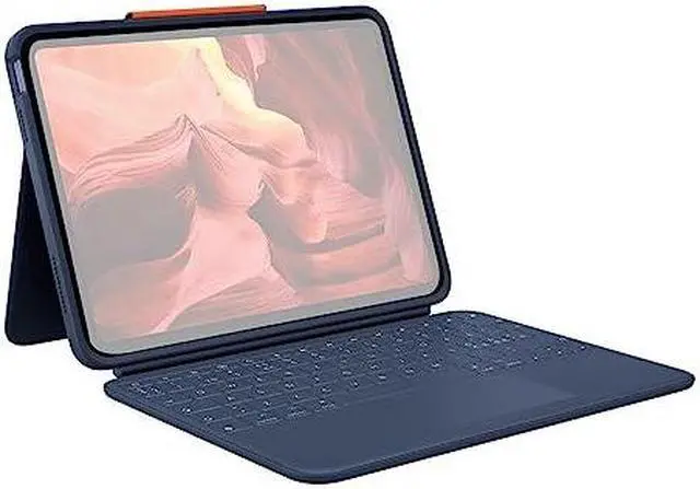 Alt view image 11 of 13 - Logitech Rugged Combo 4 Touch Rugged Keyboard/Cover Case (Folio) Apple iPad (10th Generation) iPad - 920-011130