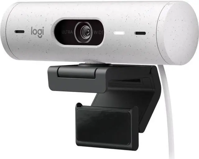 Alt view image 11 of 13 - Logitech BRIO 505 Webcam 4 Megapixel 60 fps Off White USB Type C 960001454