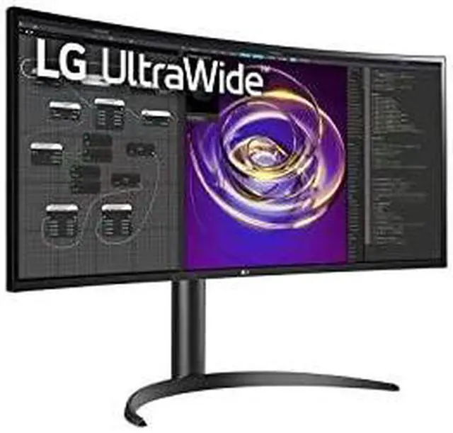 Alt view image 14 of 18 - LG Ultrawide 34BP85CN-B 34" UW-QHD Curved Screen Edge LED Gaming LCD Monitor - 21:9 - Glossy Black, Black Hairline, Textured Black - 34" Class - In-plane Switching (IPS) Technology - 3440 x