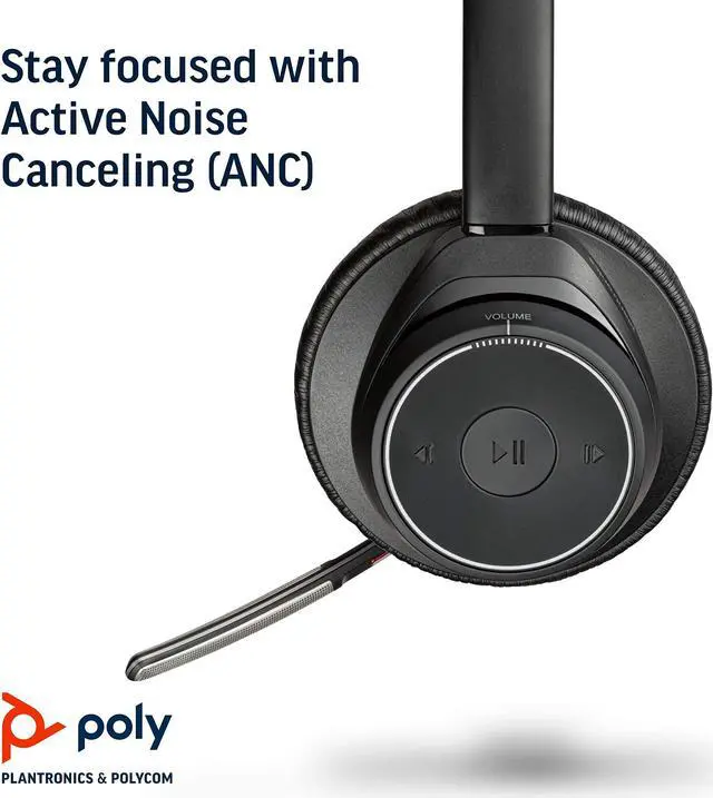 Alt view image 17 of 20 - PLANTRONICS INC 202652-04 VOYAGER FOCUS B825-M NO STAND