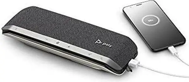 Alt view image 13 of 20 - Poly - Sync 40 Smart Speakerphone (Plantronics) - Flexible Work Spaces - Connect to PC/Mac via Combined USB-A/USB-C Cable and Smartphones via Bluetooth - Works with Teams (Certified), Zoom & More
