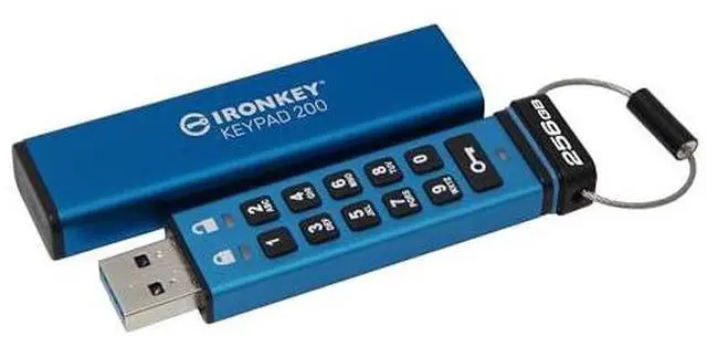 Alt view image 9 of 13 - IronKey Keypad 200 512GB USB 3.2 Gen 1 Type C Flash Drive IKKP200C512GB