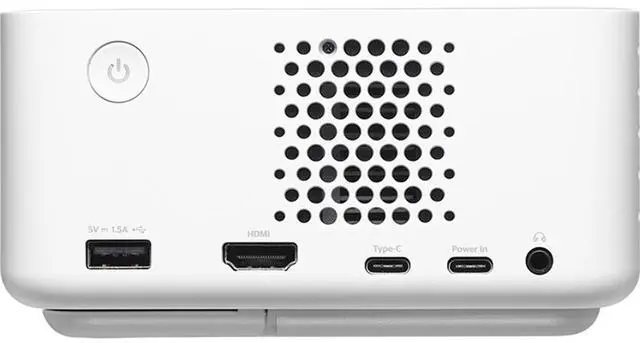 Alt view image 3 of 20 - Optoma ML1080ST Short Throw DLP Projector - 16:9 - Portable - White - High Dynamic Range (HDR) - 1080p - 30000 Hour Normal Mode - 3,000,000:1 - 1200 lm - HDMI - USB
