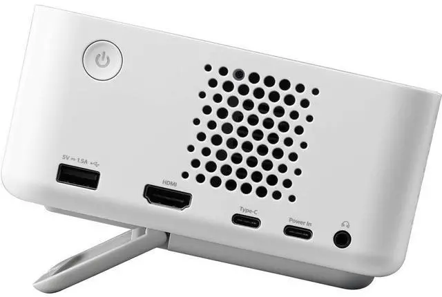 Alt view image 4 of 20 - Optoma ML1080ST Short Throw DLP Projector - 16:9 - Portable - White - High Dynamic Range (HDR) - 1080p - 30000 Hour Normal Mode - 3,000,000:1 - 1200 lm - HDMI - USB