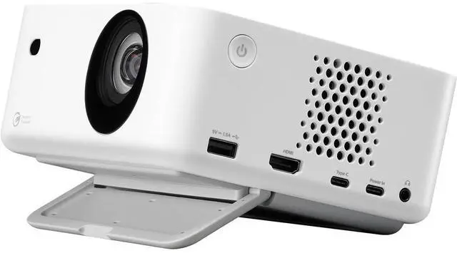 Alt view image 4 of 20 - Optoma ML1080 DLP Portable Projector - 16:9 - White - High Dynamic Range (HDR) - Front - 1080p - 30000 Hour Normal Mode - 3,000,000:1 - 1200 lm - HDMI - USB