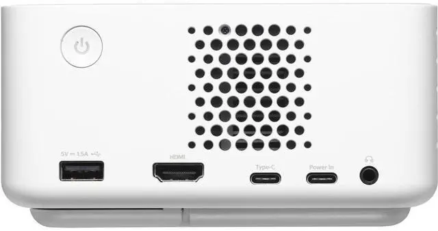 Alt view image 6 of 20 - Optoma ML1080 DLP Portable Projector - 16:9 - White - High Dynamic Range (HDR) - Front - 1080p - 30000 Hour Normal Mode - 3,000,000:1 - 1200 lm - HDMI - USB
