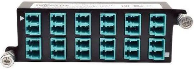 Alt view image 20 of 20 - Tripp Lite N484-12LC 10GbE Pass-Through Cassette - (x12) LC Duplex Female to Female