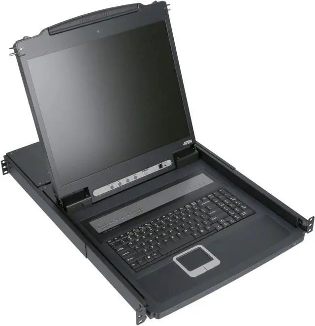 Alt view image 9 of 15 - ATEN CL1308N 8-Port 19" LCD Integrated USB/PS2 Combo KVM