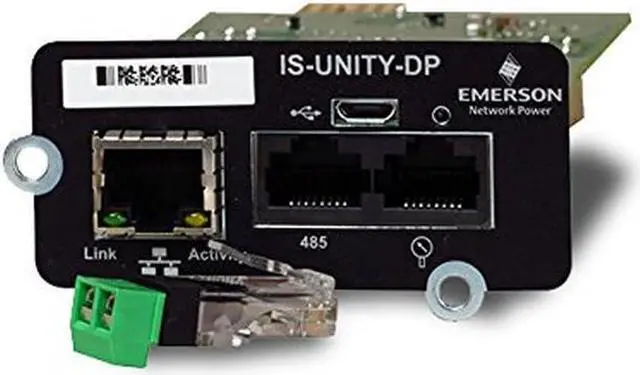 Alt view image 6 of 10 - Vertiv Liebert IntelliSlot Unity-DP-Network Card - Remote Monitoring|Dual Protocol