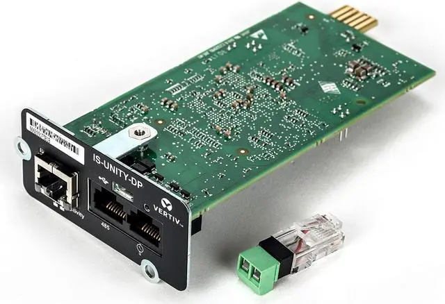 Alt view image 7 of 10 - Vertiv Liebert IntelliSlot Unity-DP-Network Card - Remote Monitoring|Dual Protocol