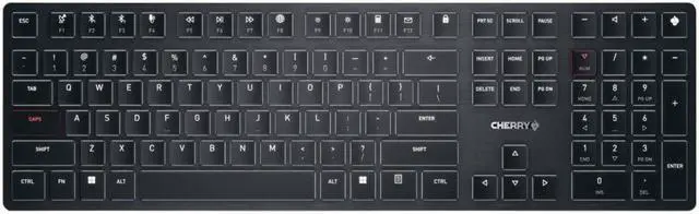 Alt view image 11 of 17 - Cherry KW X ULP Ultra Slim Wireless Mechanical Keyboard. Multi Device Function MX Ultra Low Profile Switches