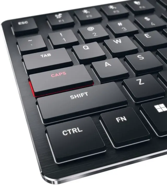 Alt view image 12 of 17 - Cherry KW X ULP Ultra Slim Wireless Mechanical Keyboard. Multi Device Function MX Ultra Low Profile Switches
