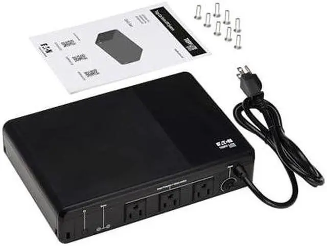 Alt view image 12 of 15 - Tripp Lite by Eaton series 850VA 450W 120V Standby UPS - 5 NEMA 5-15R Outlets (Surge + Battery Backup), 5-15P Plug, Desktop uninterruptible power supply - Desktop/Surface/Wall Mountable UPS - 8 Hour R