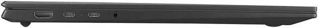 Alt view image 8 of 10 - LG gram 17Z90R-Q.APB6U1 17" Notebook - WQXGA - 2560 x 1600 - Intel Core i5 13th Gen i5-1350P Dodeca-core (12 Core) 1.90 GHz - 16 GB Total RAM - 512 GB SSD - Obsidian Black - Intel Chip - Windows
