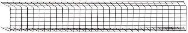 Alt view image 8 of 16 - Tripp Lite Wire Mesh Cable Tray 150x100x1500mm 2-Pack SRWB6410X2STR