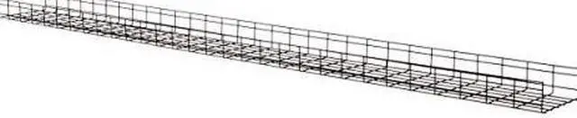 Alt view image 10 of 16 - Tripp Lite Wire Mesh Cable Tray 150x100x1500mm 2-Pack SRWB6410X2STR