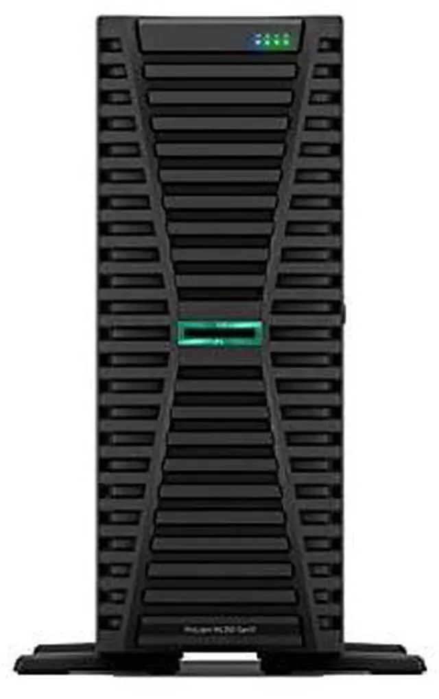 Main image of HPE ProLiant ML350 Gen11 server with one Intel® Xeon® Silver 4410Y Processor, 64 GB (2x32 GB) Dual Rank Memory, one HPE MR408i-o Gen11 x8 Lanes 4GB Cache OCP SPDM Storage Controller - P69310-005