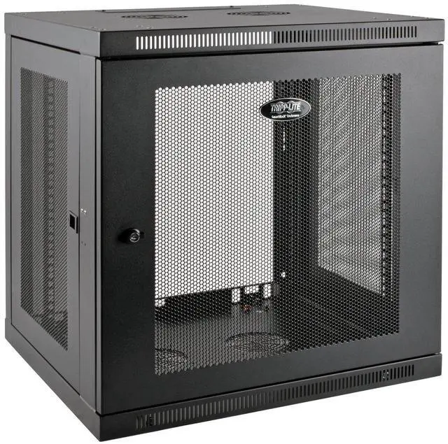 Alt view image 19 of 20 - Tripp Lite 12U Wall Mount Rack Enclosure Server Cabinet Low Profile Deep