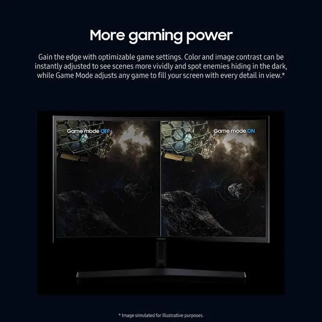 Alt view image 4 of 6 - Samsung 24" S36C Series LED monitor curved Full HD (1080p) Model S24C368EAN