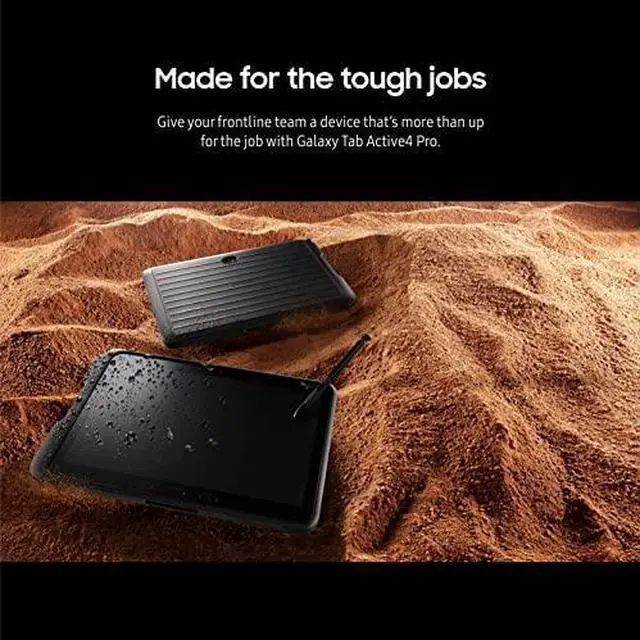 Alt view image 12 of 18 - Samsung Galaxy Tab Active4 Pro SM-T630 Rugged Tablet - 10.1" WUXGA - Octa-core 2.40 GHz 1.80 GHz) - 4 GB RAM - 64 GB Storage - Black