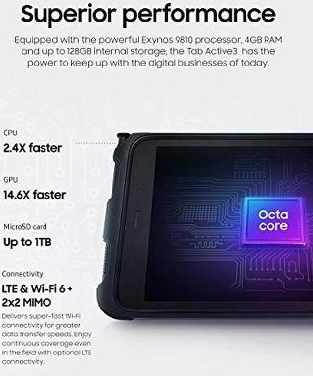 Alt view image 19 of 20 - Samsung Galaxy Tab Active3 Rugged Tablet - 8" WUXGA - Octa-core (8 Core) 2.70 GH