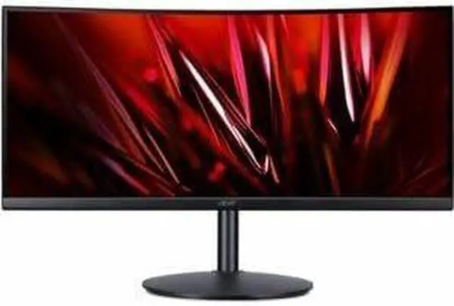 Alt view image 4 of 4 - Acer XZ342CUS3 34" UW-QHD LED Monitor - 21:9 - Black - 34" Class - Vertical Alignment (VA) - LED Backlight - 3440 x 1440 - 1.07 Billion Colors - FreeSync Premium - 400 Nit - 1 ms - 180 Hz Re