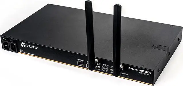 Alt view image 9 of 14 - Vertiv Avocent ACS8000 Serial Console 16 port Dual AC Power AT&T+Verizon ACS8016NADAC400