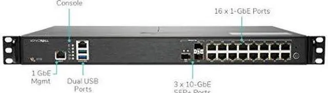 Alt view image 16 of 20 - SonicWall NSA 2700, Network Secure Appliance w/ Secure Upgrade Plus (3-Year Essential Protection Security Suite) | 02-SSC-7370