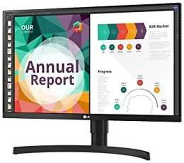 Alt view image 12 of 17 - LG 27" IPS UHD Monitor 5 ms FreeSync (AMD Adaptive Sync) sRGB 99% (CIE1931) Flat Panel 27BN85UN-B
